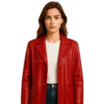womens-red-leather-coat