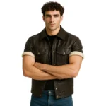 mens-black-leather-vest