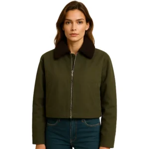 womens-green-cotton-jacket
