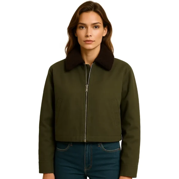 womens-green-cotton-jacket